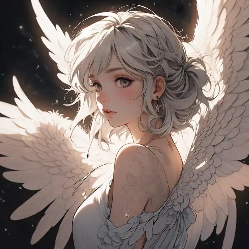 98女生天使翅膀头像78