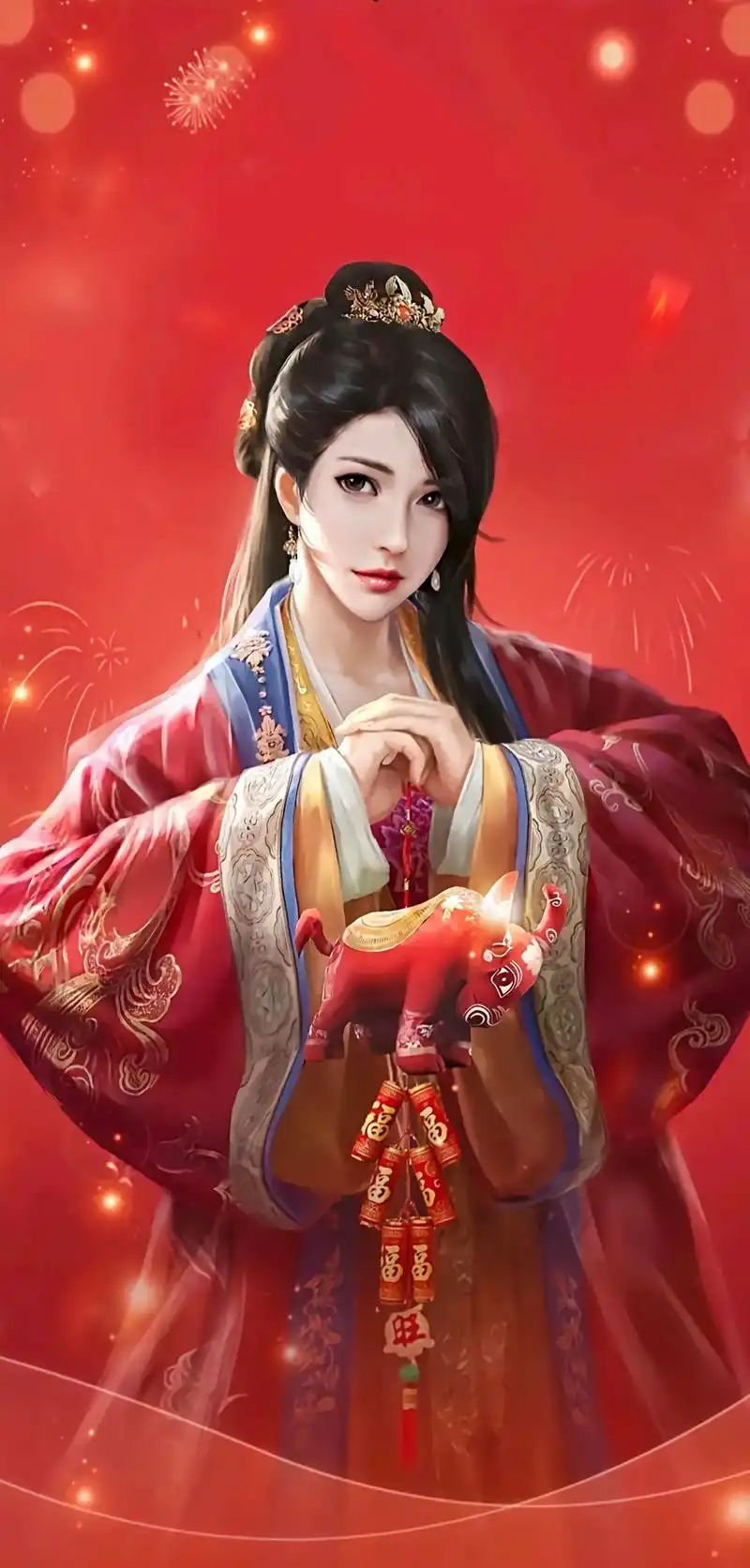 古风诗词 古风美女手绘 绝绝子