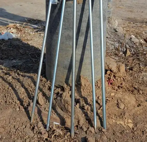 镀锌接地针铜编织带接地线室外防雷地线接地棒接地桩家用接地地针