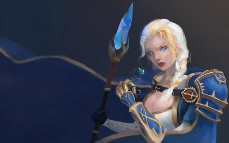 【板绘】魔兽世界吉安娜绘画过程录屏