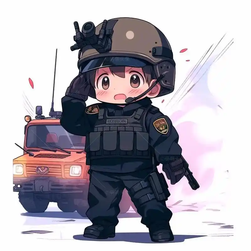 血战夜色,誓守神州🌌🇨🇳.在寂静的夜晚,特警兄弟守卫着