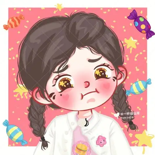 卡通头像  #女生头像  #一只蛋儿 #迪丽热巴 #夏日滤镜