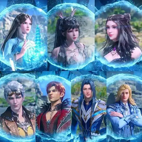 《斗罗大陆》壁纸 | 史莱克七怪,武魂殿三美,白沉香 小白,波塞西_网易