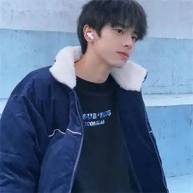 冬天氛围感帅气男生头像图片