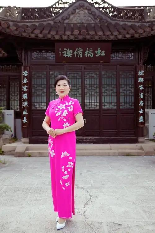 穿旗袍的妈妈 - 美篇