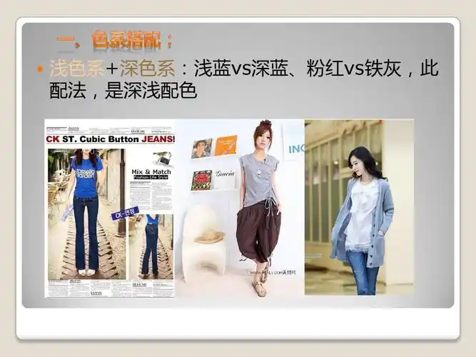 服装,色彩与肤色搭配原则ppt