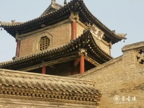 长治上党门门庭式山西古建筑