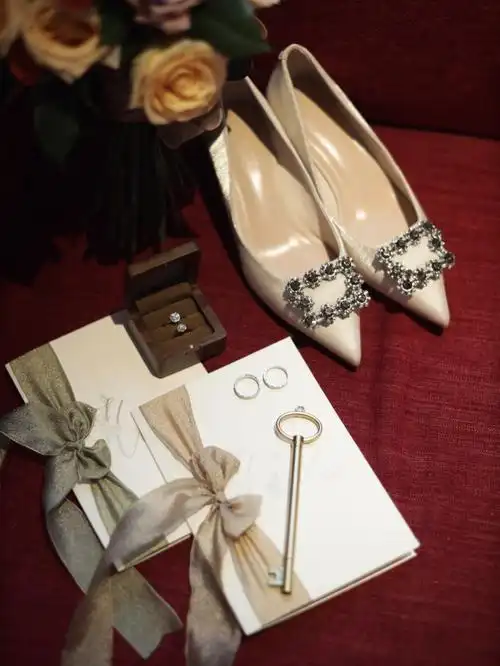 胖脚低跟婚鞋分享