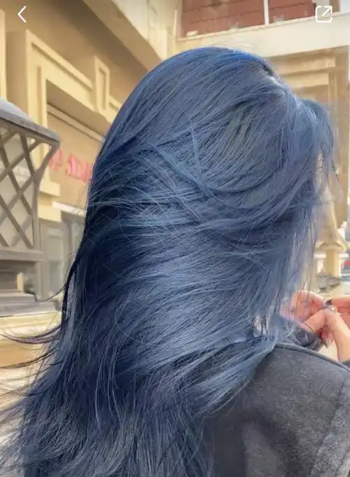 已更新漂发功课染完的实拍图雾蓝色就是坠07的姐妹们进来码一哈