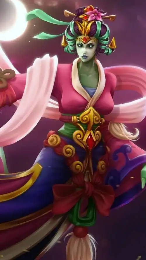 dota 2,死亡先知,女孩 iphone桌布