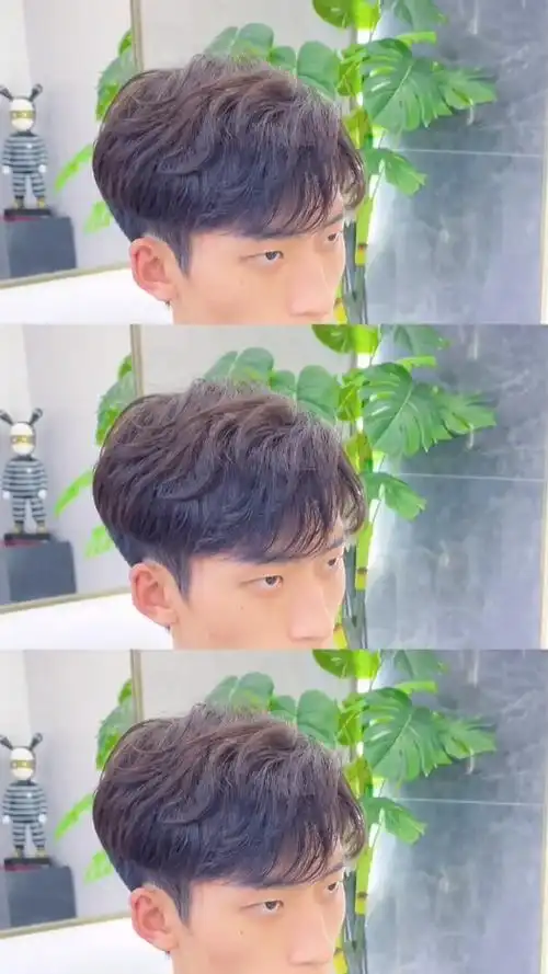 男士烫发 微分发型