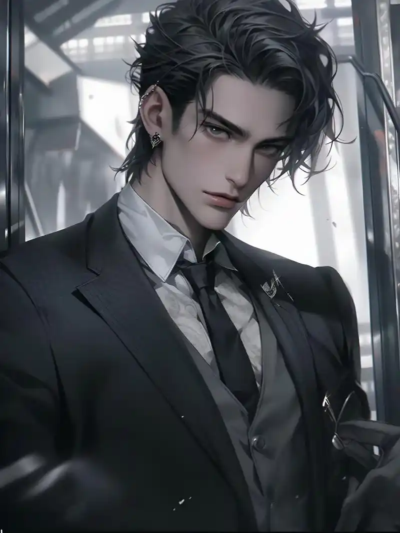 这是谁家的霸总出来诱惑人啊 #二次元# #ai共创计划# #ai绘画