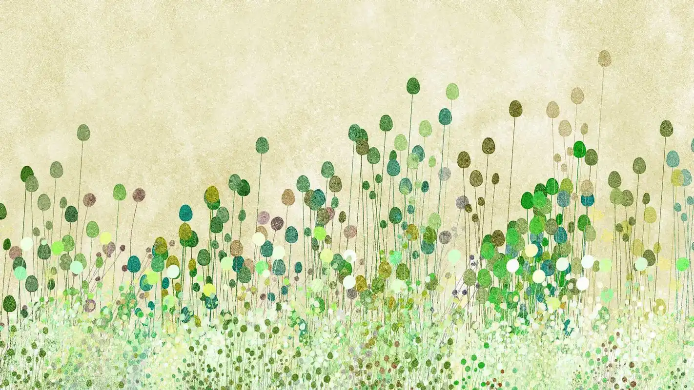 清新可爱手绘水彩插画电脑桌面壁纸