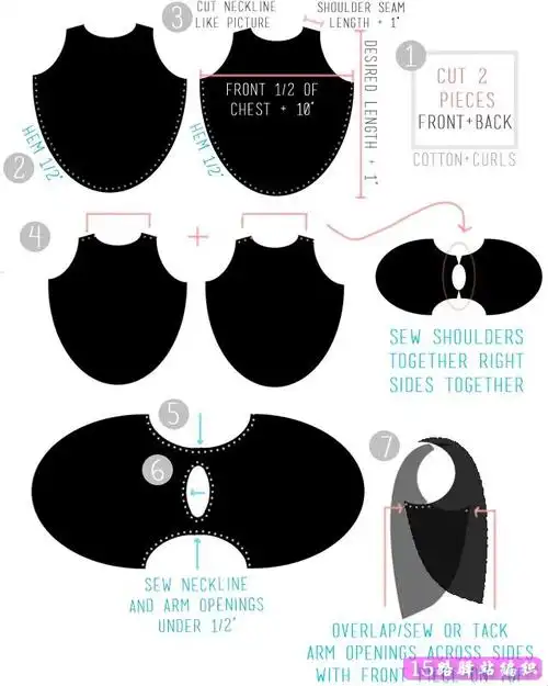 时尚夏季女装裁剪图,超多集合|手工布艺作品教程