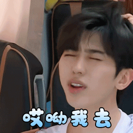 奔跑吧4蔡徐坤哎呦我去我的天搞怪逗gif动图_动态图_表情包下载_soo