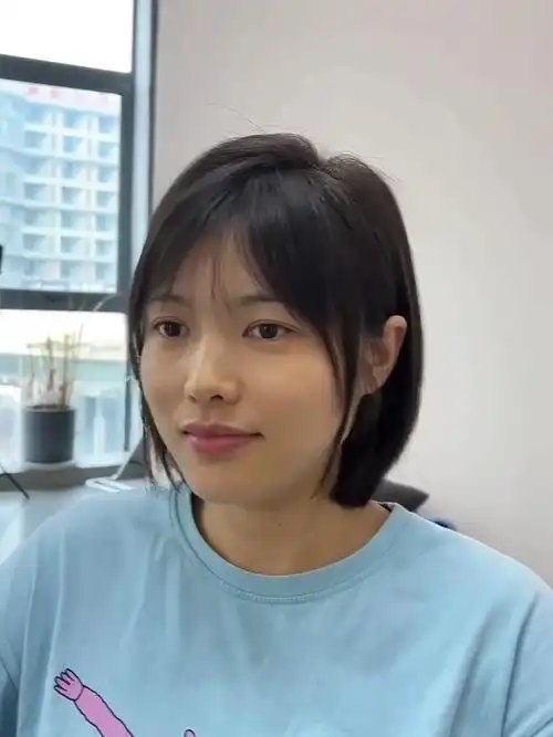 宝妈从未剪过短发