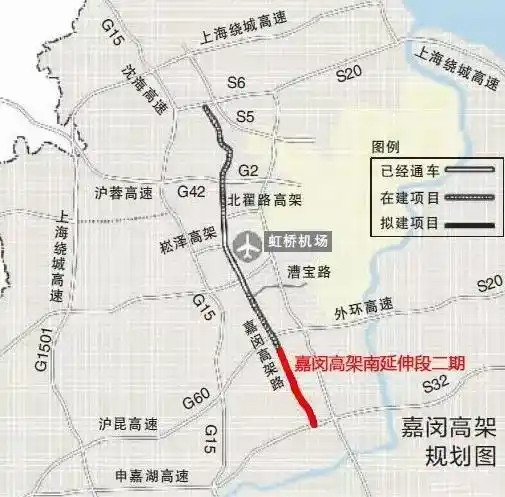 嘉闵高架南延伸段二期年内贯通松江新桥畅达虹桥