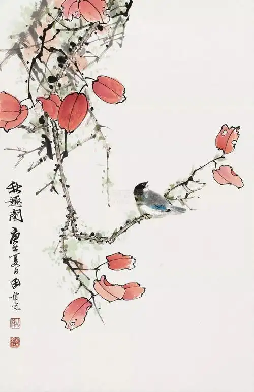 田世光花鸟画欣赏