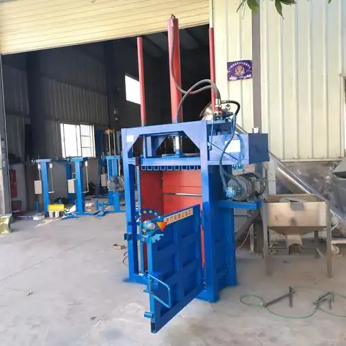 立式压包机打捆机垃圾编织袋立式液压废旧纸皮液压薄膜压包机