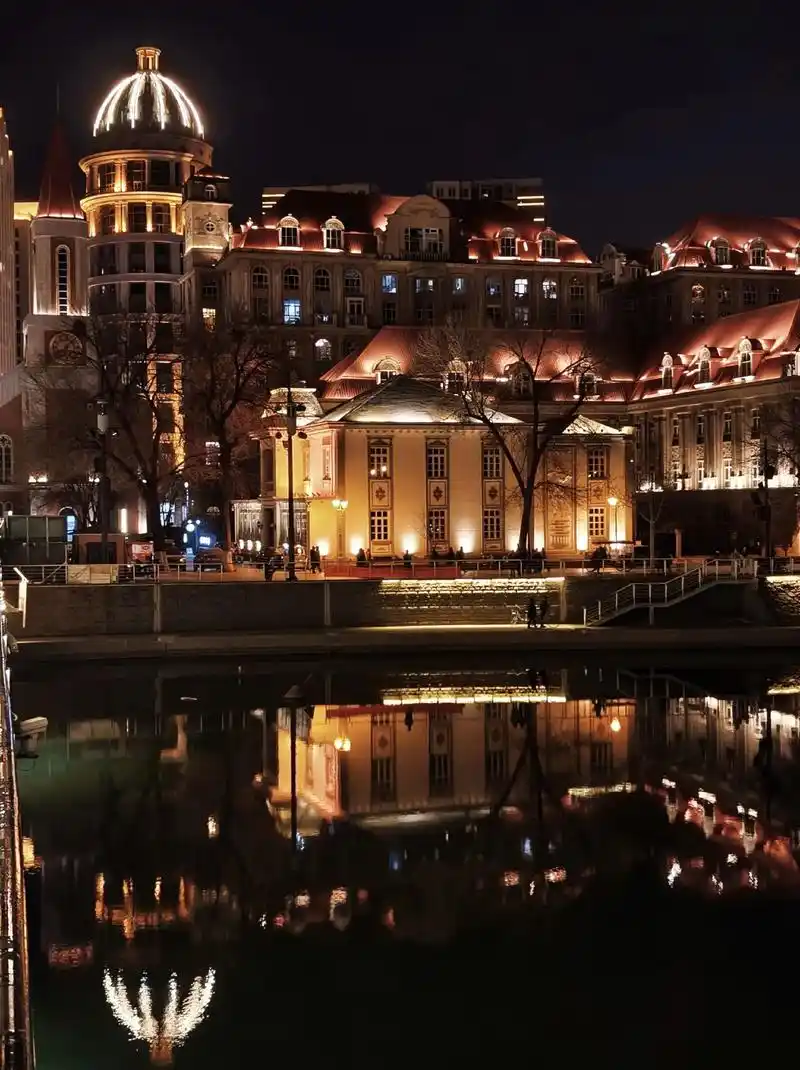 📸金汤桥夜景.#天津值得打卡的地方 #城市夜景灯光 #天津 - 抖音