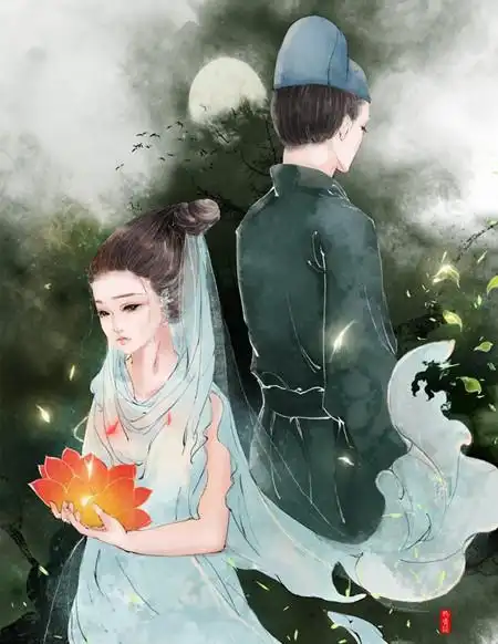 高清古风情侣图集52张超恩爱甜蜜的古风图片美图