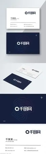 原创简约时尚线条名片设计