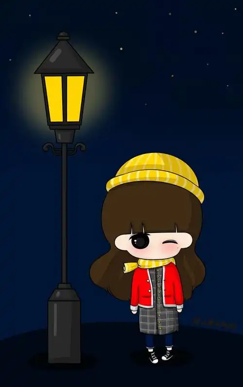 路灯下被拉长的孤单身影仿佛都在嘲笑,没有你陪伴的我,是那样的落寞