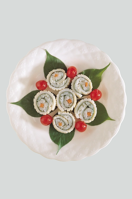 寿司摆盘日式料理海报