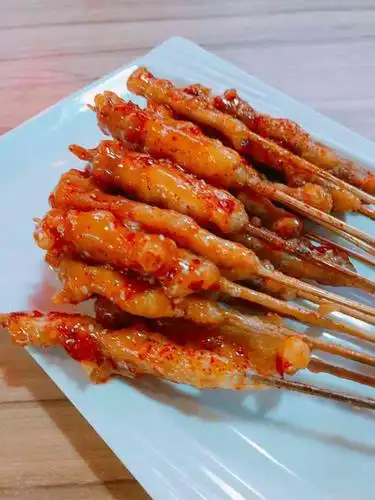 拐角鸡肉小串-"愿被温柔以待愿每天都是好心情 孩子晚..."-大众点评移