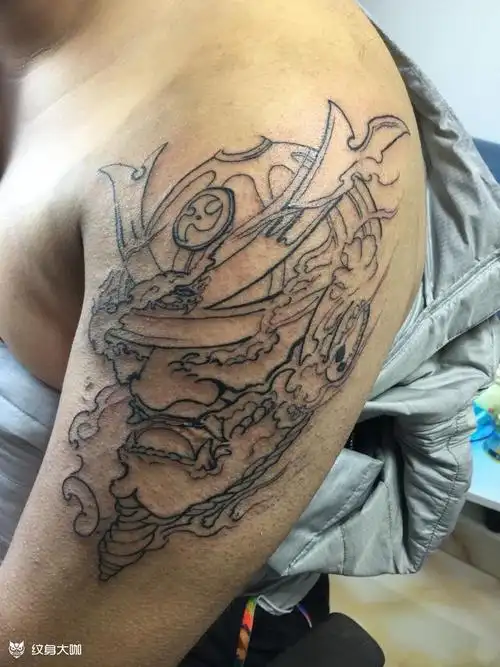 将军_纹身图案手稿图片_陆晓峰的纹身作品集