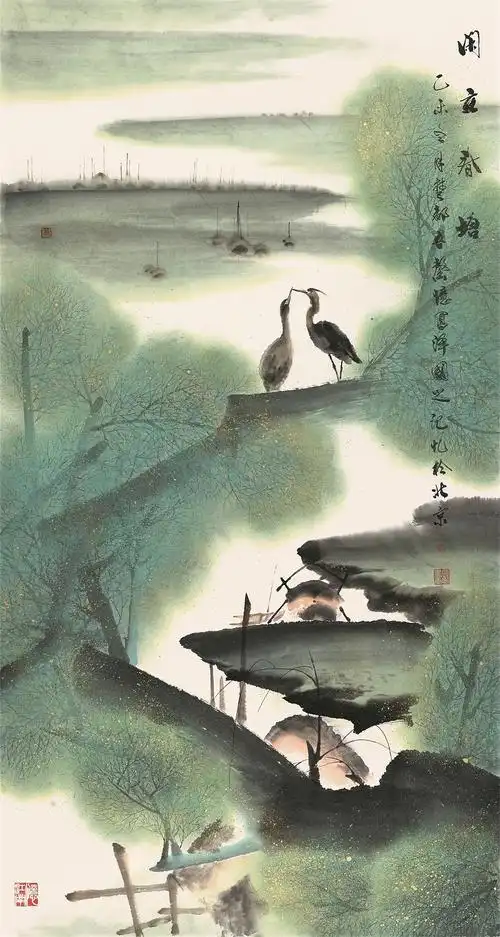 国画-水墨江南 梦里水乡-春选