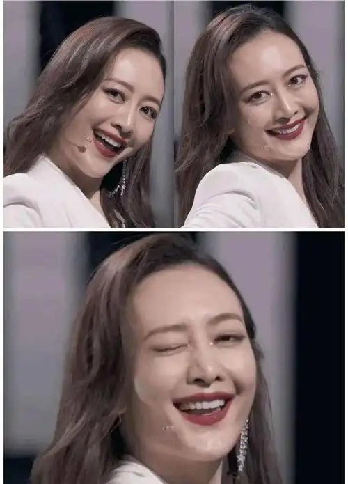 哎呀,王鸥这回表情没把握住啊,wink做得太使劲了,看起来有点吓人.