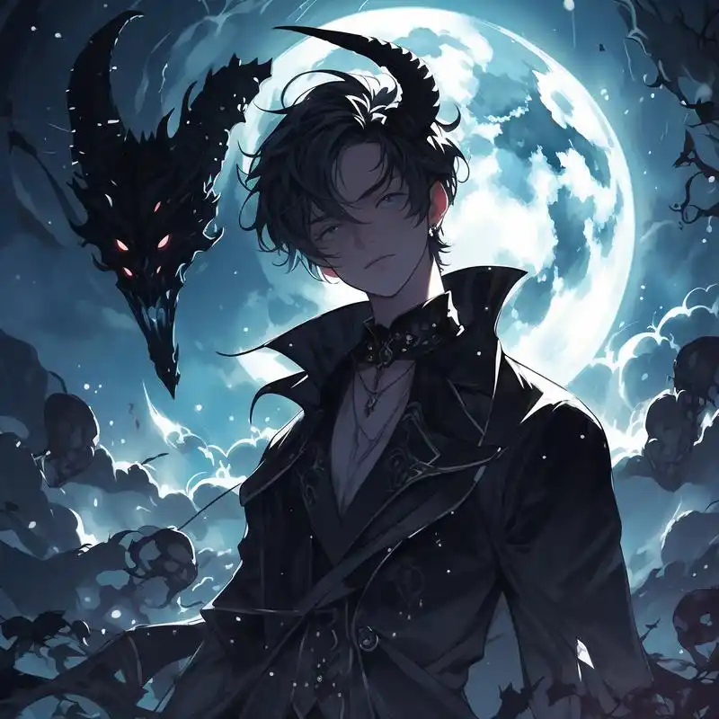 来看看这组冷酷帅气的恶魔男生头像吧!