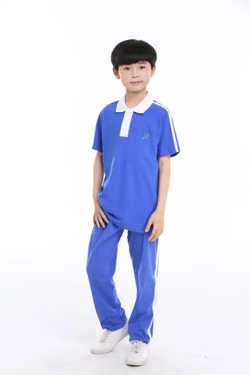 上衣春夏装 深圳市小学生校服长裤 统一正品 短袖 夏季 男女款 运动