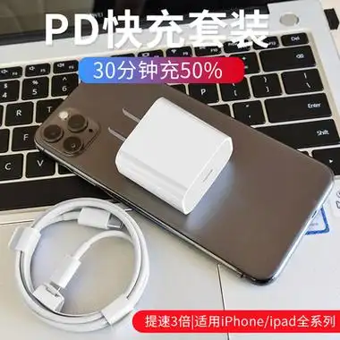 苹果iphone12适用快充18w11pro闪充数据线原装ipad套装插头手机充电器