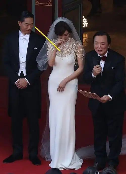 林志玲结婚时穿的五套礼服一套比一套暴露把婚礼变成了秀场