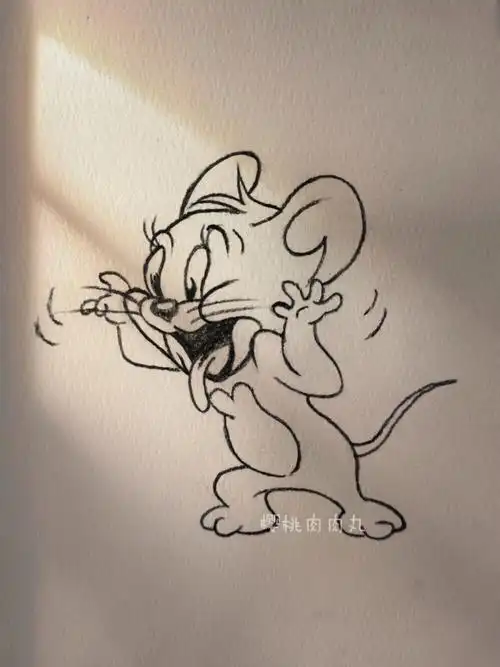 今日简笔画杰瑞内有教程