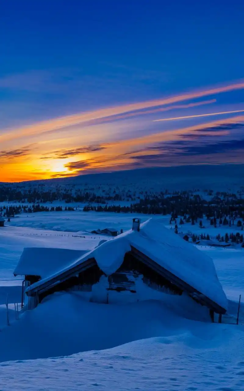 冬季冰雪唯美自然风光手机桌面主题壁纸 第二辑