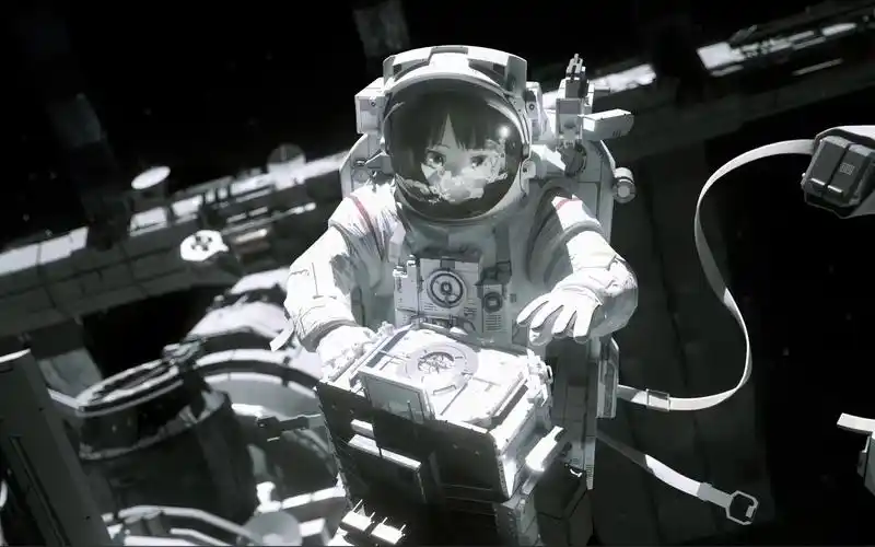 wallpaperengine壁纸太空女孩