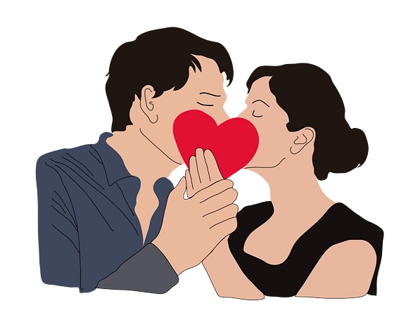 情侣接吻图片大全