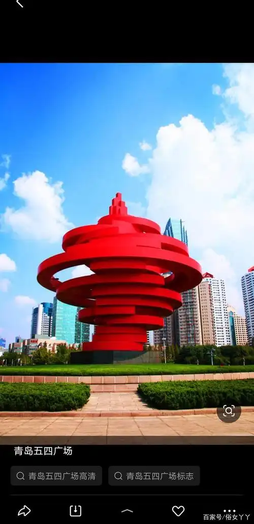 青岛之旅,五四广场邀您一起欣赏春景!