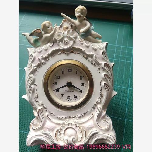 德国钟表 梅赛德斯 瓷楼 走时正常,外形尺寸约:宽125*--议价商品