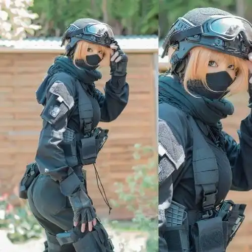 女装大佬cos崩坏3真炎幸魂图赏腿长腰细妩媚妖娆