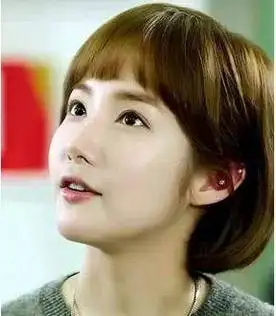 圆脸女生,看过来,这些韩式齐耳短发发型很适合你哦!