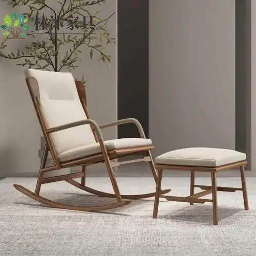 新中式实木摇摇椅适合你的休闲时光来吧78