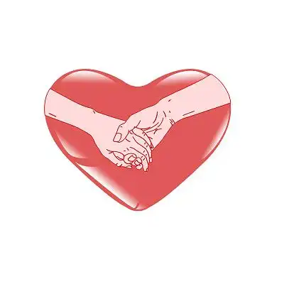 情侣比心爱心手势214情人节手拉手元素恩爱恋爱热恋png素材214浪漫