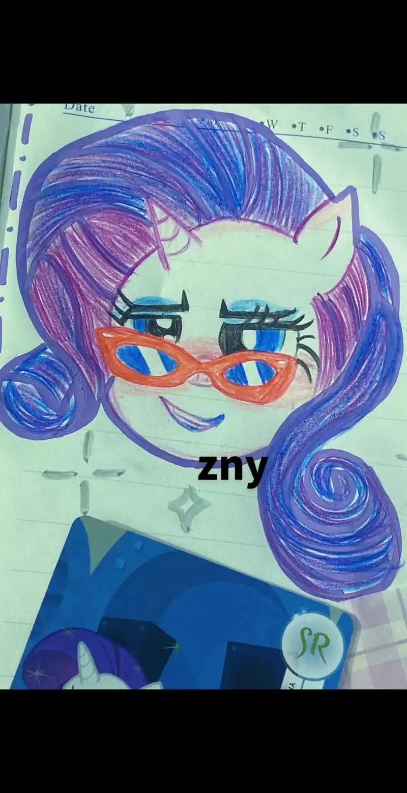 小马宝莉 #乱涂乱画系列 #珍奇瑞瑞 - 抖音