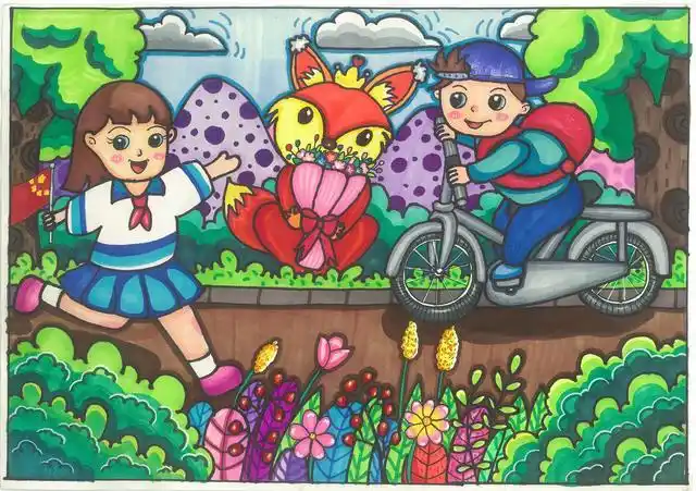 "彩云杯"中小学生绘画比赛·小学组一等奖获奖作品展示(1)