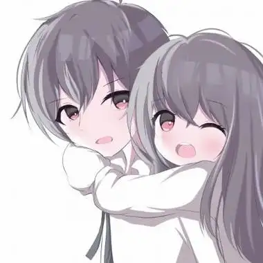 动漫头像可爱情侣小清新 喜欢两个人有约定