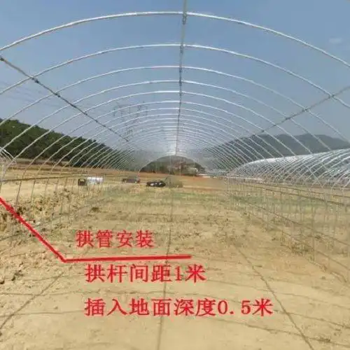 8米钢管大棚组建安装视频